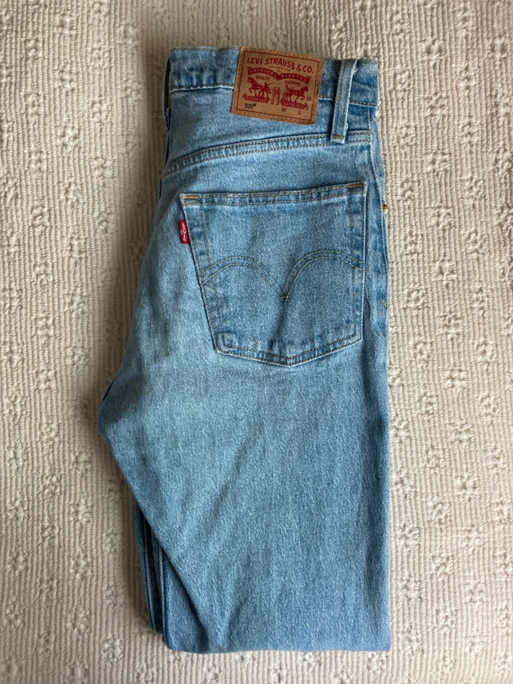 Levi’s 501 original fit jeans, light blue, 26x30